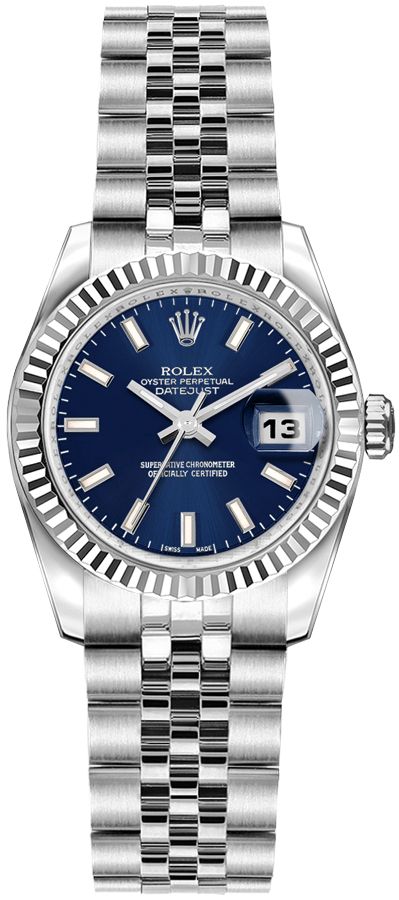Rolex Lady-Datejust Self winding Automatic Blue Ladies Watch 179174-BLUSJ 