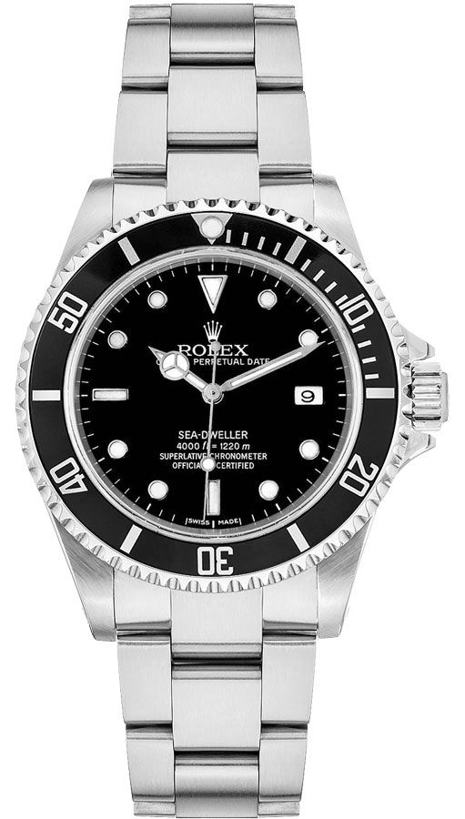 Rolex Sea-Dweller Self winding Automatic Black Mens Watch 16600 
