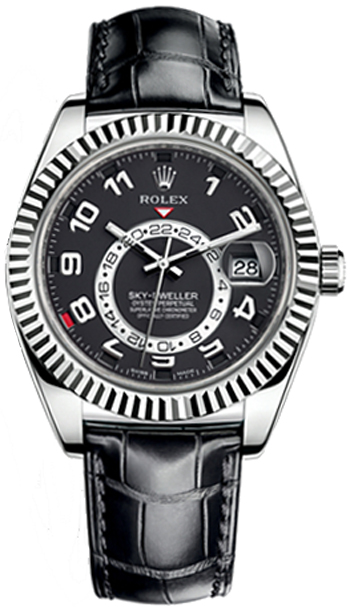 Rolex Sky-Dweller Self winding Automatic Black Mens Watch 326139-0003 