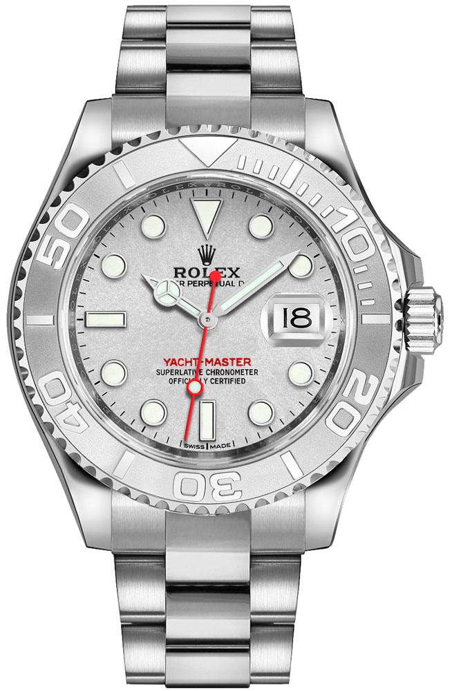 Rolex Yacht-Master Self winding Automatic Platinum Mens Watch 116622-0002 