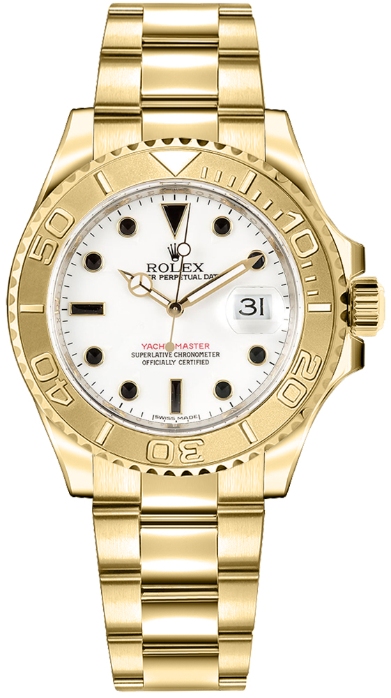 Rolex Yacht-Master Self winding Automatic White Watch 168628-WHT 