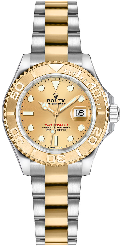 Rolex Yacht-Master Self winding Automatic Champagne Ladies Watch 169623-CHP 