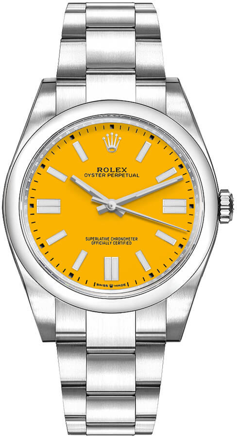 Rolex Oyster Perpetual Self winding Automatic Yellow Unisex Watch 126000-0004 