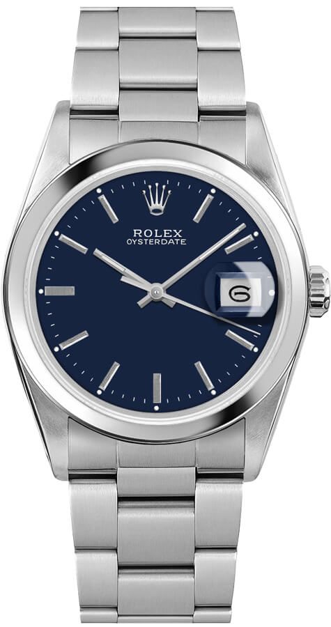 Rolex Oyster Perpetual Manual Winding Blue Unisex Watch 6694-BLUSO 