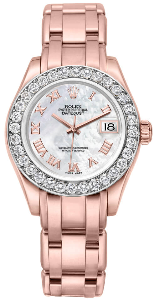 Rolex Pearlmaster Self winding Automatic White Ladies Watch 81285MRP-MOPRP 