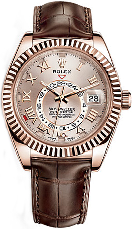 Rolex Sky-Dweller Self winding Automatic Sundust Mens Watch 326135-0004 
