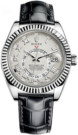 Rolex Sky-Dweller Self winding Automatic Ivory Mens Watch 326139-0004 