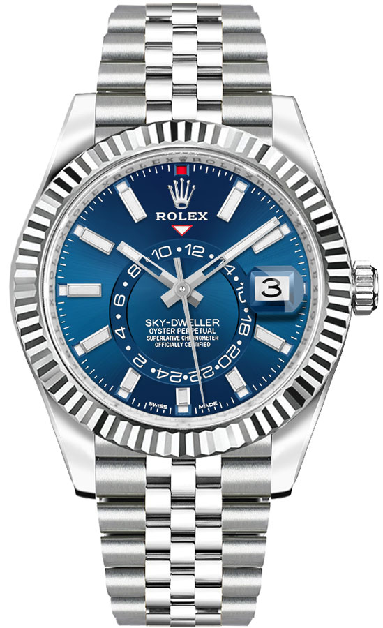 Rolex Sky-Dweller Self winding Automatic Blue Mens Watch 326934-0004 