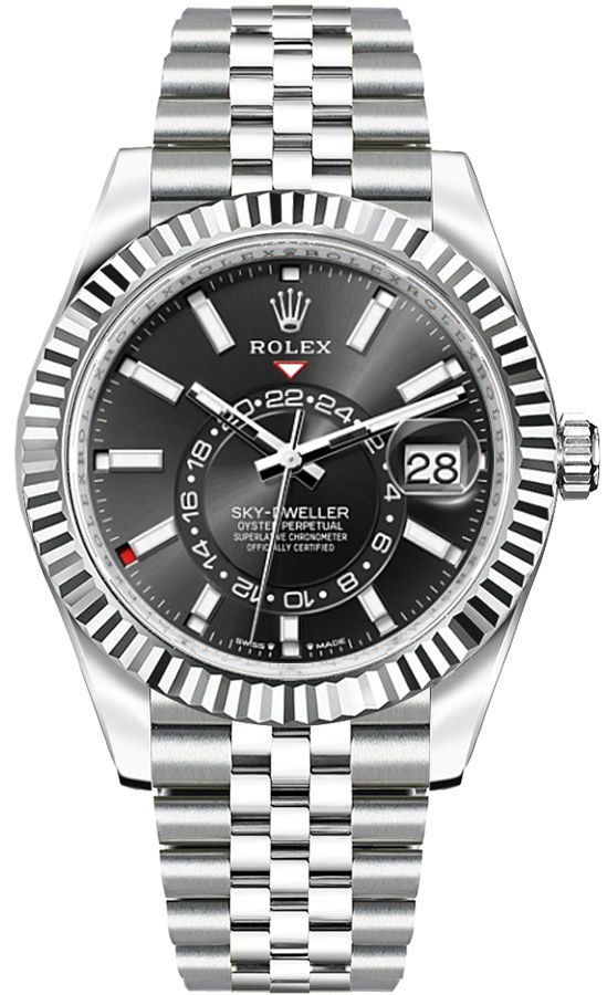 Rolex Sky-Dweller Self Winding Automatic Black Mens Watch 336934-0008 