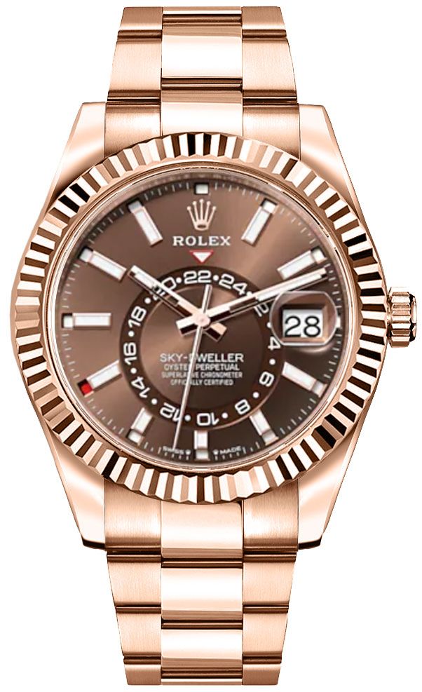 Rolex Sky-Dweller Self Winding Automatic Brown Mens Watch 336935-0002 