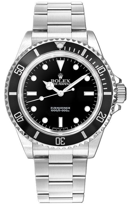 Rolex Submariner Self winding Automatic Black Mens Watch 14060 
