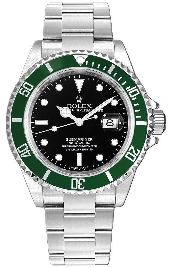 Rolex Submariner Self winding Automatic Black Mens Watch 16610LV 