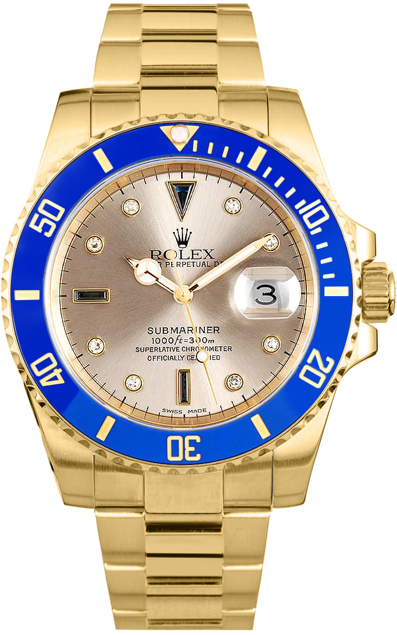 Rolex Submariner Self winding Automatic Silver Watch 16618-SSER 