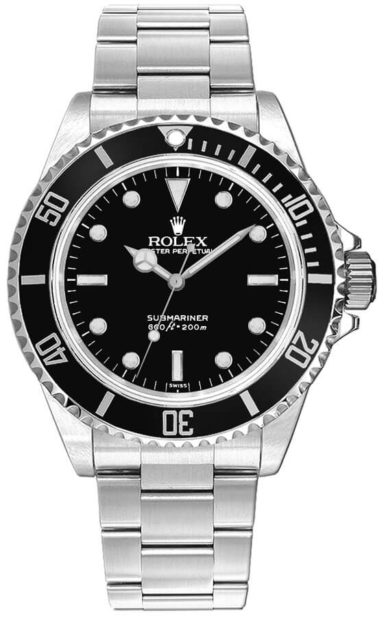 Rolex Submariner Self winding Automatic Black Mens Watch 5513 