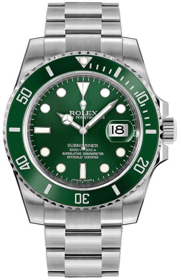 Rolex Submariner Self winding Automatic Green Mens Watch 116610LV-0002-S 