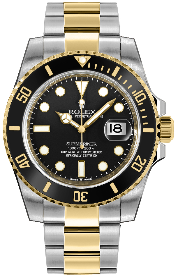 Rolex Submariner Self winding Automatic Black Mens Watch 126613LN-0002 
