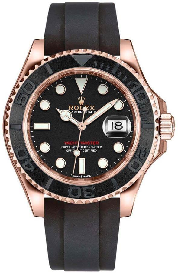 Rolex Yacht-Master Self winding Automatic Black Mens Watch 116655-0001 