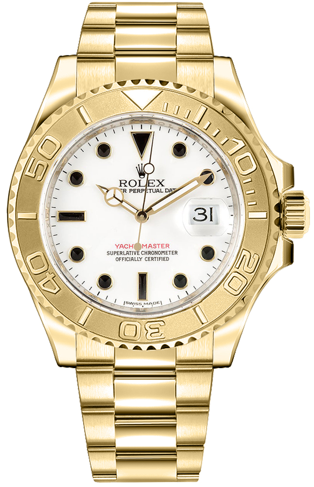 Rolex Yacht-Master Self winding Automatic White Watch 16628 