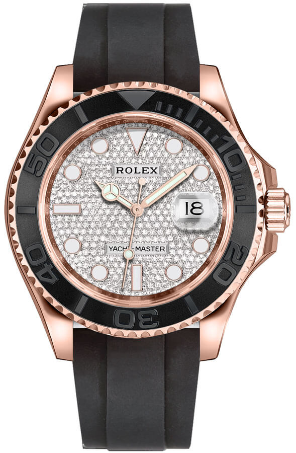 Rolex Yacht-Master Self winding Automatic Diamonds Mens Watch 126655-0005 