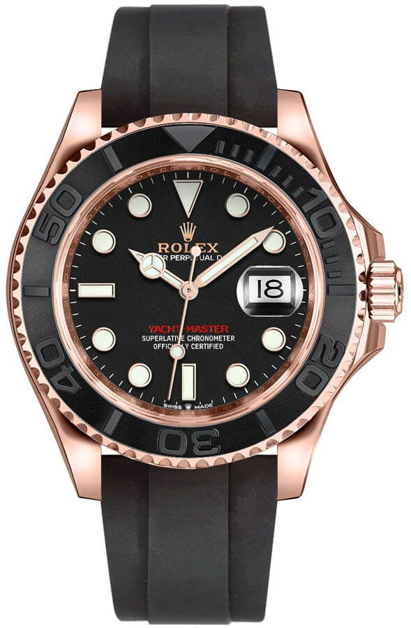 Rolex Yacht-Master Self winding Automatic Black Mens Watch 126655-0002 
