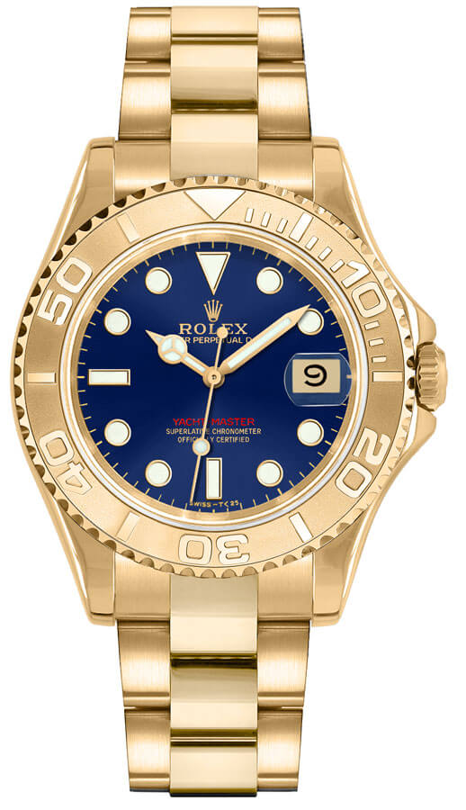 Rolex Yacht-Master Self winding Automatic Blue Unisex Watch 68628-BLUE 