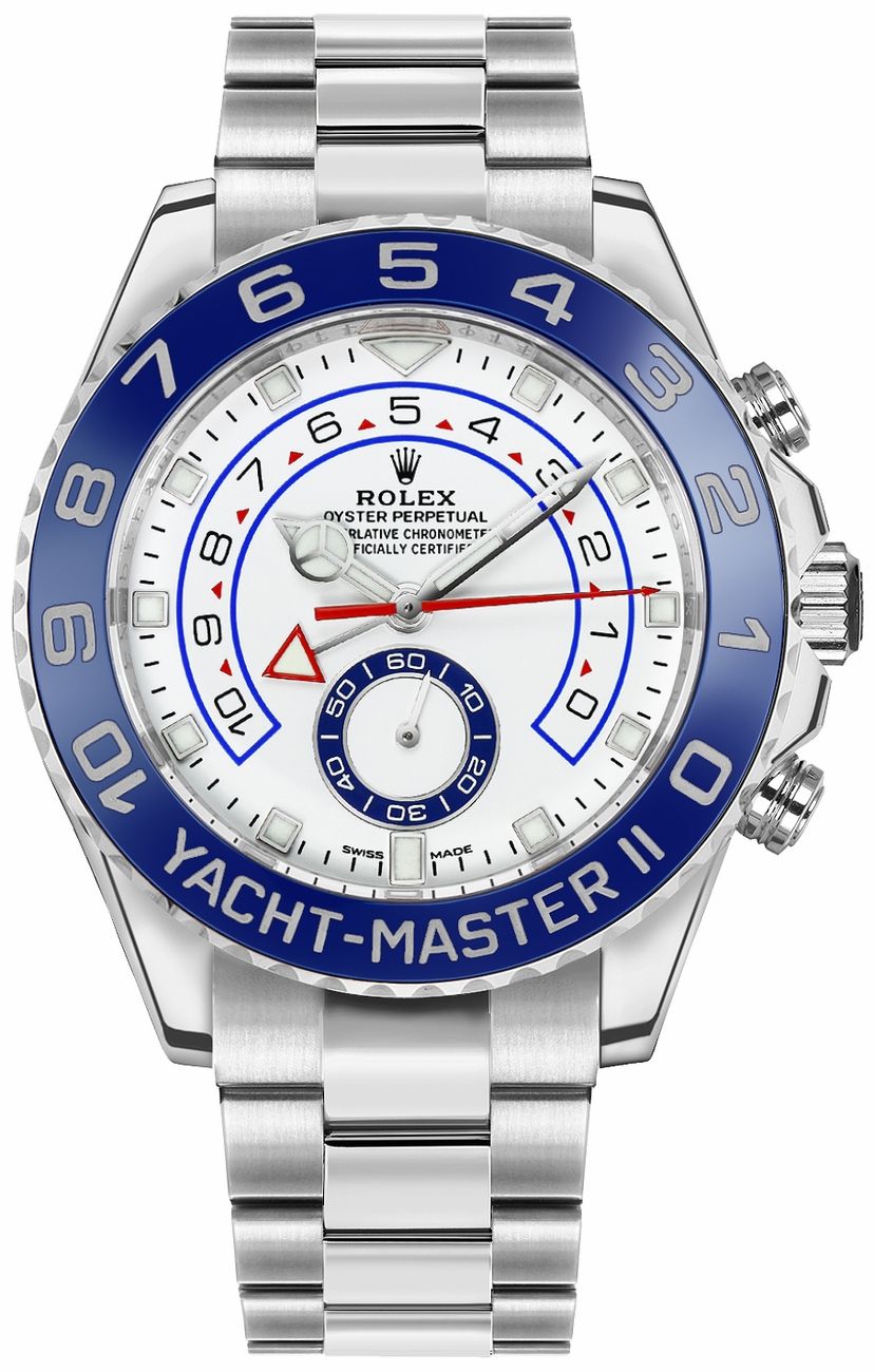 Rolex Yacht-Master Self winding Automatic White Mens Watch 116680-0002-SD 