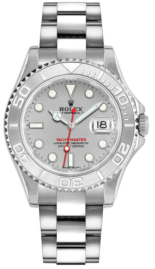 Rolex Yacht-Master Self winding Automatic Silver Ladies Watch 168622-0004 