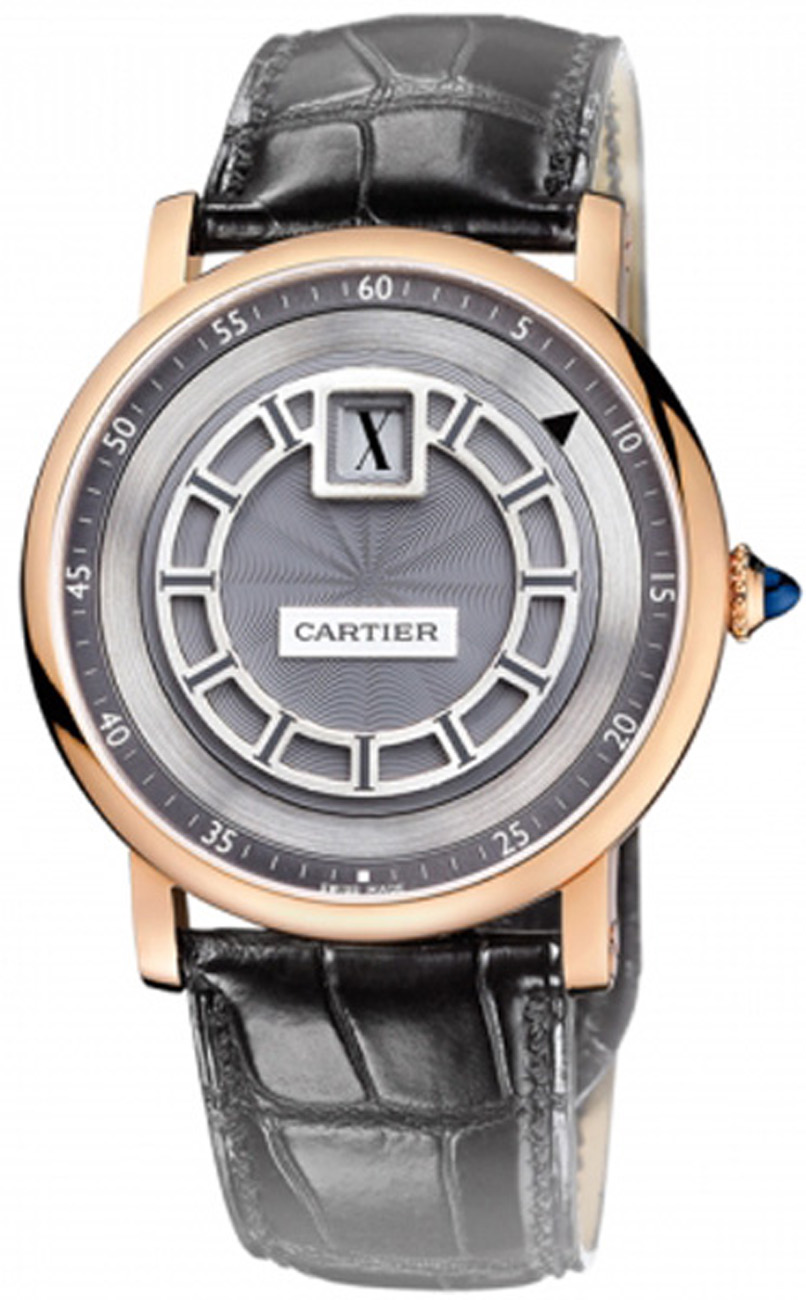 Cartier Rotonde De Cartier Manual Winding Grey Mens Watch W1553751 