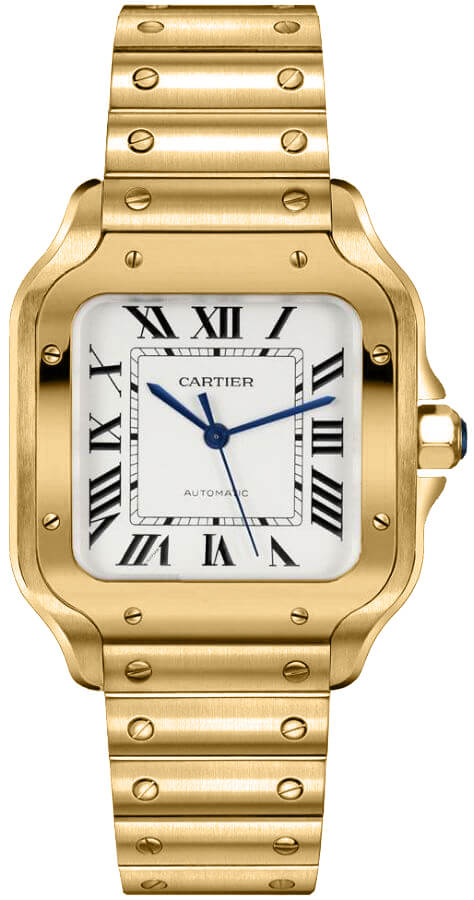 Cartier Santos De Cartier Self winding Automatic Silver Unisex Watch WGSA0030 