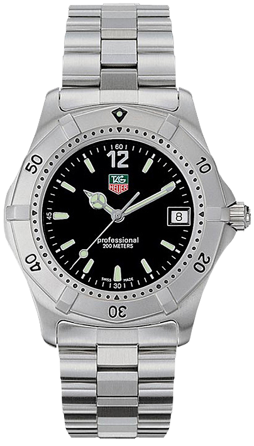 Tag Heuer 2000 Battery Operated Quartz Black Watch WK1110-BA0317 