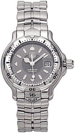Tag Heuer 6000 Battery Operated Quartz Grey Ladies Watch WH1312-BA0677 