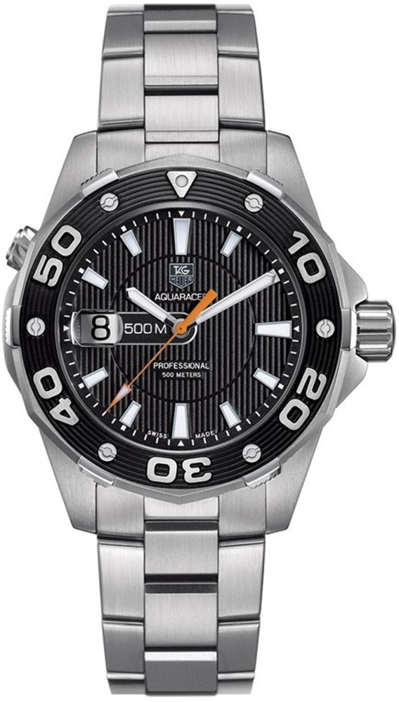 Tag Heuer Aquaracer Battery Operated Quartz Black Mens Watch WAJ1110.BA0870 
