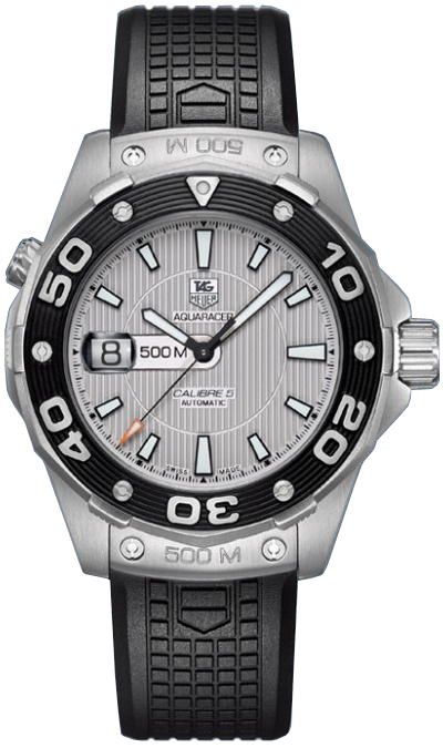 Tag Heuer Aquaracer Self winding Automatic Silver Mens Watch WAJ2111-FT6015 