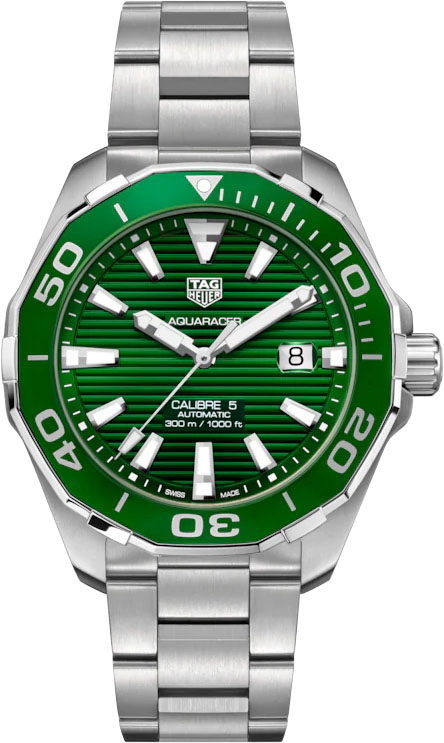 Tag Heuer Aquaracer Self winding Automatic Green Mens Watch WAY201S.BA0927 