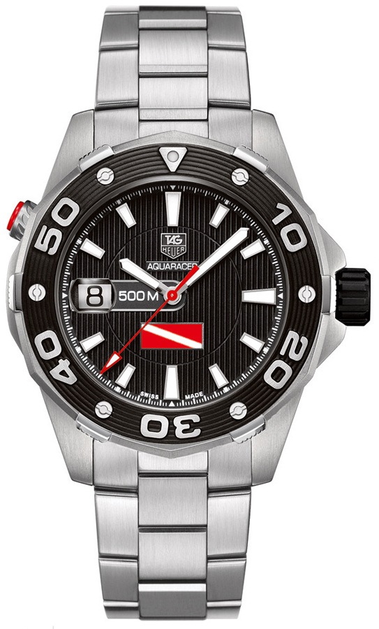 Tag Heuer Aquaracer Self winding Automatic Black Mens Watch WAJ211A-BA0870 