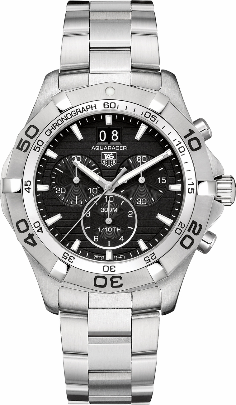 Tag Heuer Aquaracer Battery Operated Quartz Black Mens Watch CAF101E.BA0821 