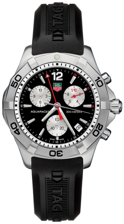 Tag Heuer Aquaracer Battery Operated Quartz Black Mens Watch CAF1110.FT8010 