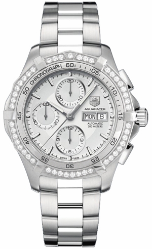 Tag Heuer Aquaracer Self winding Automatic Silver Watch CAF2015-BA0815 