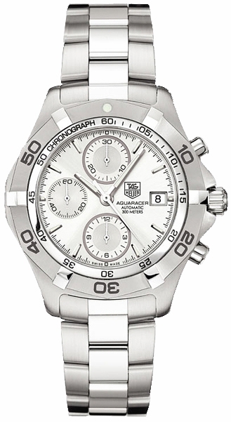Tag Heuer Aquaracer 
Self winding Automatic Silver Mens Watch CAF2111.BA0809 