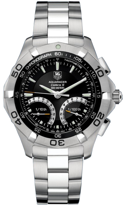 Tag Heuer Aquaracer Hybrid Electro Mechanical Black Mens Watch CAF7010.BA0815 