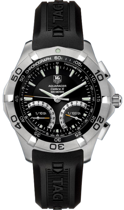 Tag Heuer Aquaracer Hybrid Electro Mechanical Black Mens Watch CAF7010-FT8011 
