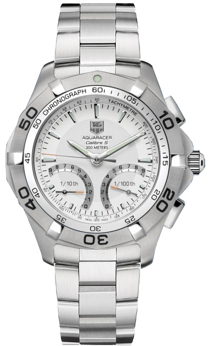 Tag Heuer Aquaracer Hybrid Electro Mechanical Silver Watch CAF7011-BA0821 