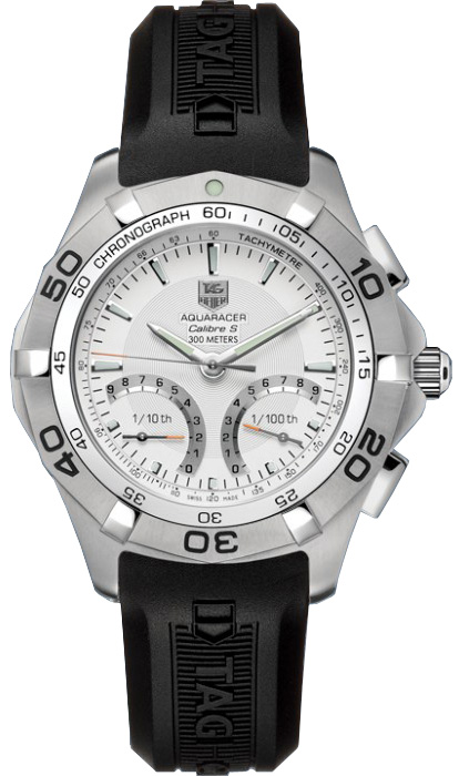 Tag Heuer Aquaracer Hybrid Electro Mechanical Silver Mens Watch CAF7011-FT8011 