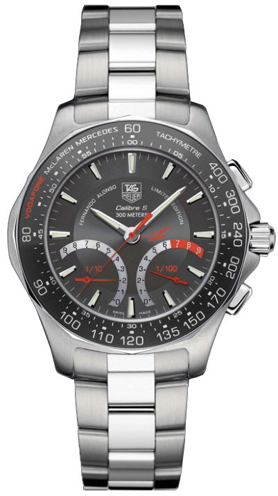 Tag Heuer Aquaracer Hybrid Electro Mechanical Grey Mens Watch CAF7113.BA0803 