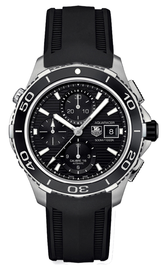 Tag Heuer Aquaracer Self winding Automatic Black Mens Watch CAK2110.FT8019 