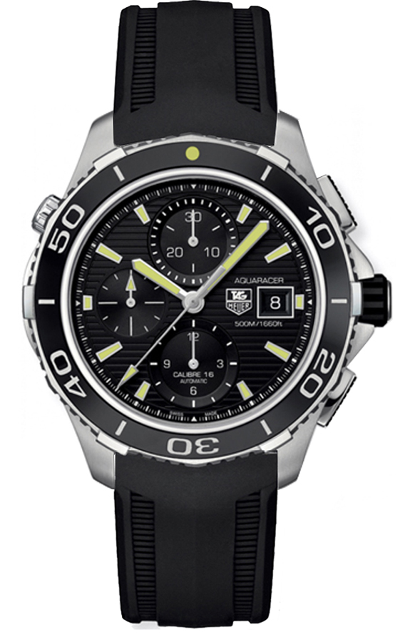 Tag Heuer Aquaracer Self winding Automatic Black Mens Watch CAK2111.FT8019 