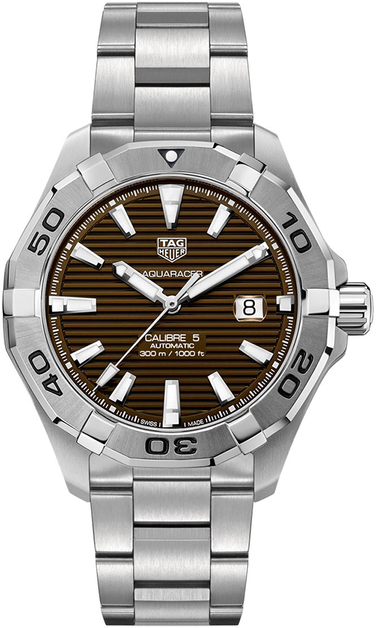 Tag Heuer Aquaracer Self winding Automatic Brown Mens Watch WAY2018.BA0927 