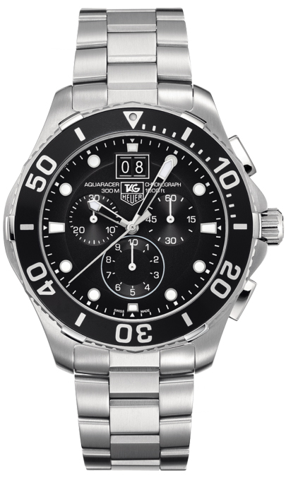 Tag Heuer Aquaracer Battery Operated Quartz Black Mens Watch CAN1010.BA0821 