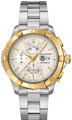 Tag Heuer Aquaracer 
Self winding Automatic Silver Watch CAP2120-BA0833 