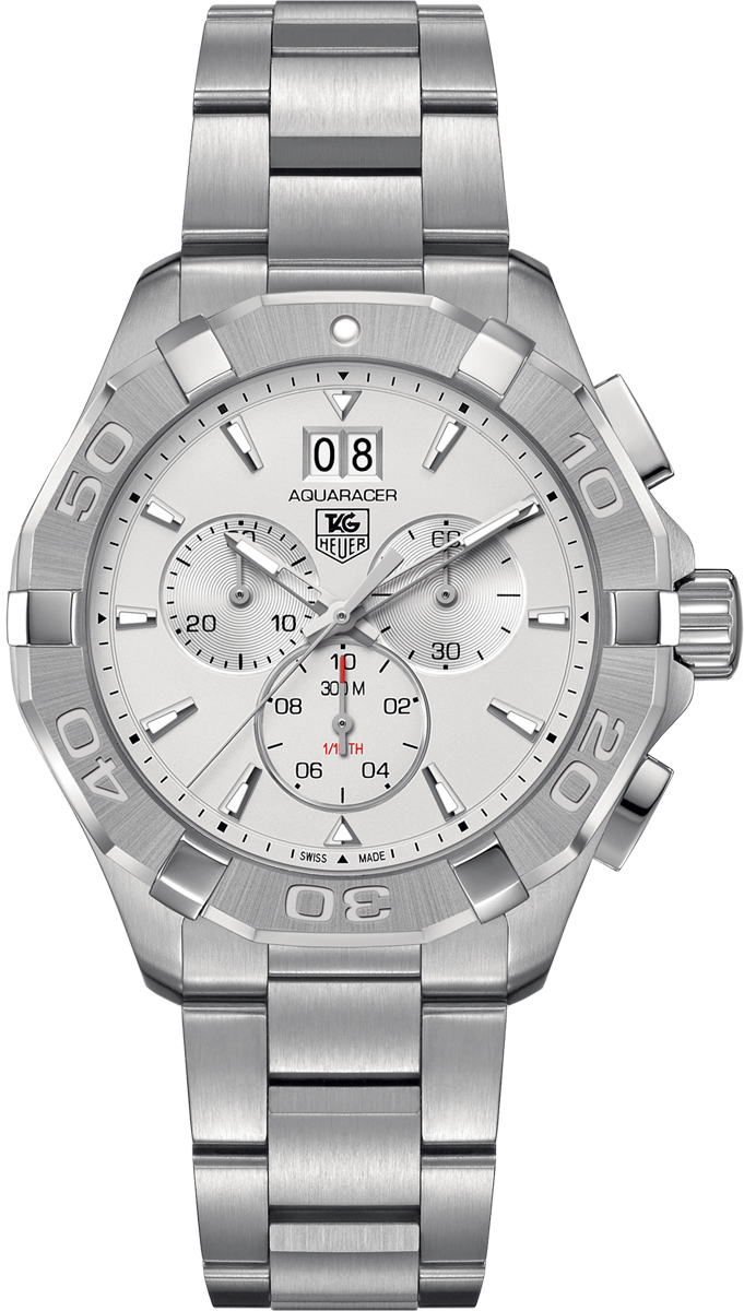 Tag Heuer Aquaracer Battery Operated Quartz Silver Mens Watch CAY1111.BA0927 